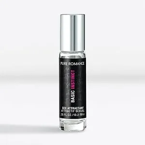 Pure Romance Basic Instinct | Intense Universal Pheromone Perfume for Women | 0.34 Fl Oz - roll on application