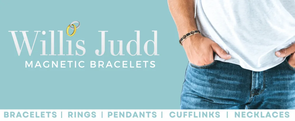 Willis Judd Double Strength Magnetic Bracelet - mens magnetic bracelet