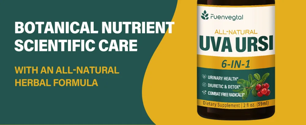 All Herbal Liquid Drops Uva Ursi Extract for Urinary Health Diuretic & Detox Combat Free Radicals. 2oz - Z11111111111