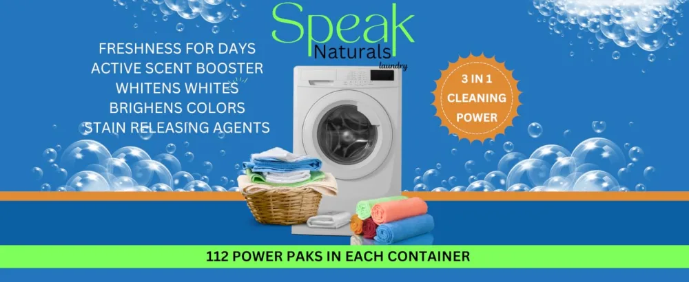 Deep Cleaning with Oxi Power Laundry Detergent Pod Discs Box of 141 - speak naturals laundry soap pods