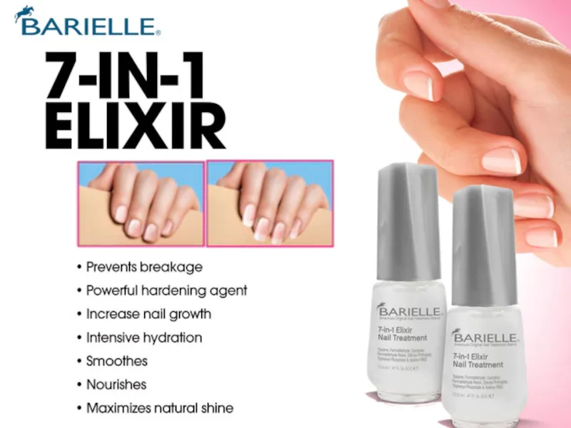 Barielle Cuticle Besties Nail & Cuticle Treatment 4-PC Set - Deluxe Nail Care & Cuticle Care Collection - 7in1