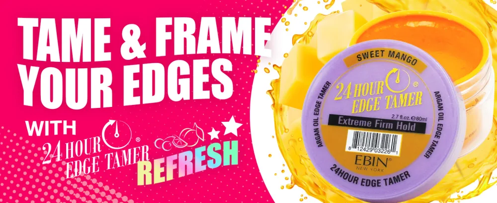 EBIN NEW YORK 24 Hour Edge Tamer Refresh (0.5oz/ 15ml Kiwi Pineapple) - 24 Hour Edge Tamer Refresh