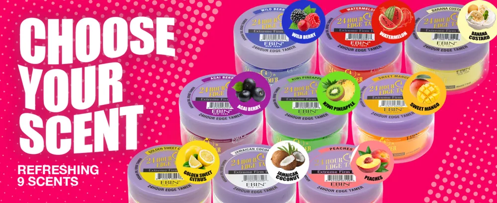 EBIN NEW YORK 24 Hour Edge Tamer Refresh (0.5oz/ 15ml Kiwi Pineapple) - 24 Hour Edge Tamer Refresh