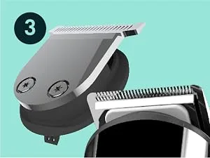 Perry Ellis 16-Piece Mens Grooming Kit - Rechargeable Beard Trimmer for Men Electric Razor for Men Face Body Nose Ear - LED Display Charging Dock - product information 5