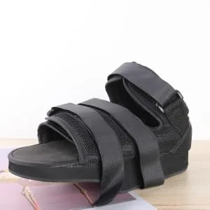 Bearing Medical Boot Post Operative Shoe Post Walking Shoe Light Ankle Walker Diabetic Offloading Boot Offloading Shoe for Toe Ortho-wedge Shoe Foot Decompression Shoes M Black - product information 1
