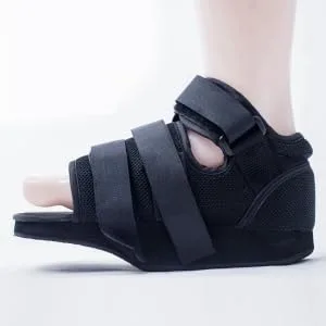 Bearing Medical Boot Post Operative Shoe Post Walking Shoe Light Ankle Walker Diabetic Offloading Boot Offloading Shoe for Toe Ortho-wedge Shoe Foot Decompression Shoes M Black - product information 2