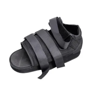 Bearing Medical Boot Post Operative Shoe Post Walking Shoe Light Ankle Walker Diabetic Offloading Boot Offloading Shoe for Toe Ortho-wedge Shoe Foot Decompression Shoes M Black - product information 4