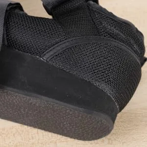 Bearing Medical Boot Post Operative Shoe Post Walking Shoe Light Ankle Walker Diabetic Offloading Boot Offloading Shoe for Toe Ortho-wedge Shoe Foot Decompression Shoes M Black - product information 5