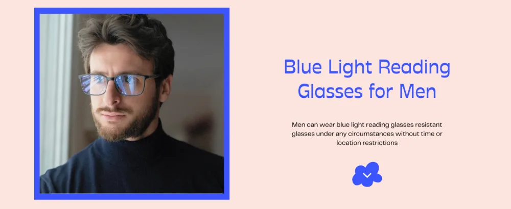 BLUEMOKY Blue Light Reading Glasses for Men Sport Square Frame Readers Anti Glare Computer Glasses 01 Black 0.0 x - blue light blocking glasses for men