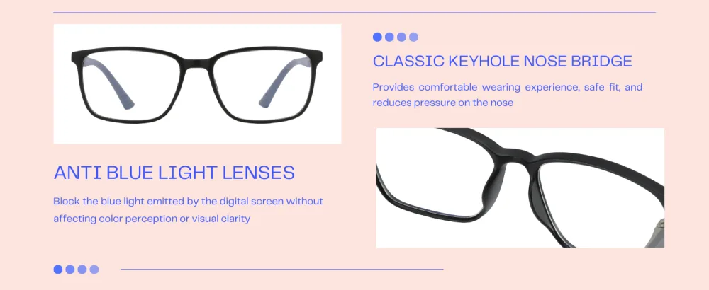 BLUEMOKY Blue Light Reading Glasses for Men Sport Square Frame Readers Anti Glare Computer Glasses 01 Black 0.0 x - blue light blocking glasses for men