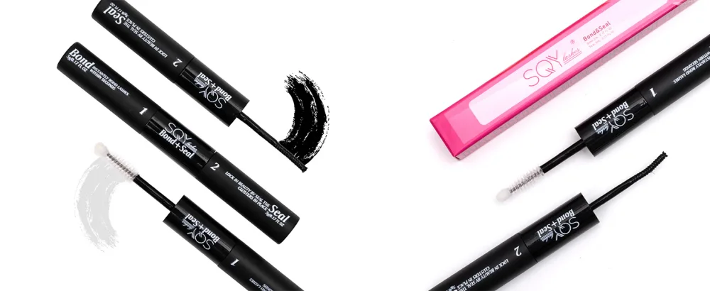 Lash Bond and Seal for Eyelash Extensions Clusters Lashes Glue Waterproof Long Lasting Strong Hold 48-72 Hours - lash bond and seal