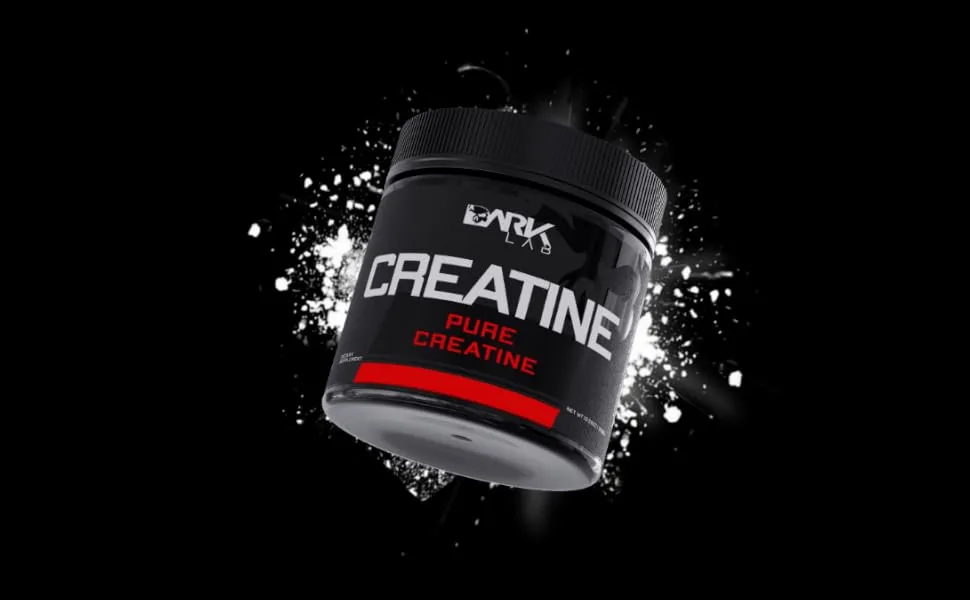 Dark Lab Creatine Monohydrate 100 Servings 100% Pure Creatine 300g Supplement for Muscle Building Support Increased Strength Energy and Improved Athletic Performance - Pure Creatine
