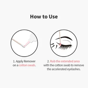Eyecurly Eyelash Extension Remover and Lash Remover for Lash Extensions - Eyelash Glue Remover Dissolves Eyelash Extension Glue 15g - How to use