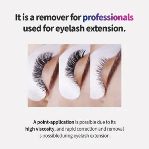 Eyecurly Eyelash Extension Remover and Lash Remover for Lash Extensions - Eyelash Glue Remover Dissolves Eyelash Extension Glue 15g - Remover for eyelash extension experts