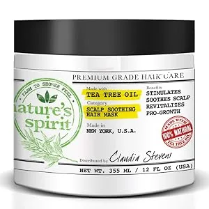Nature's Spirit Scalp Soothing Tea Tree Oil Shampoo 2.5 Ounce - TEAMASK