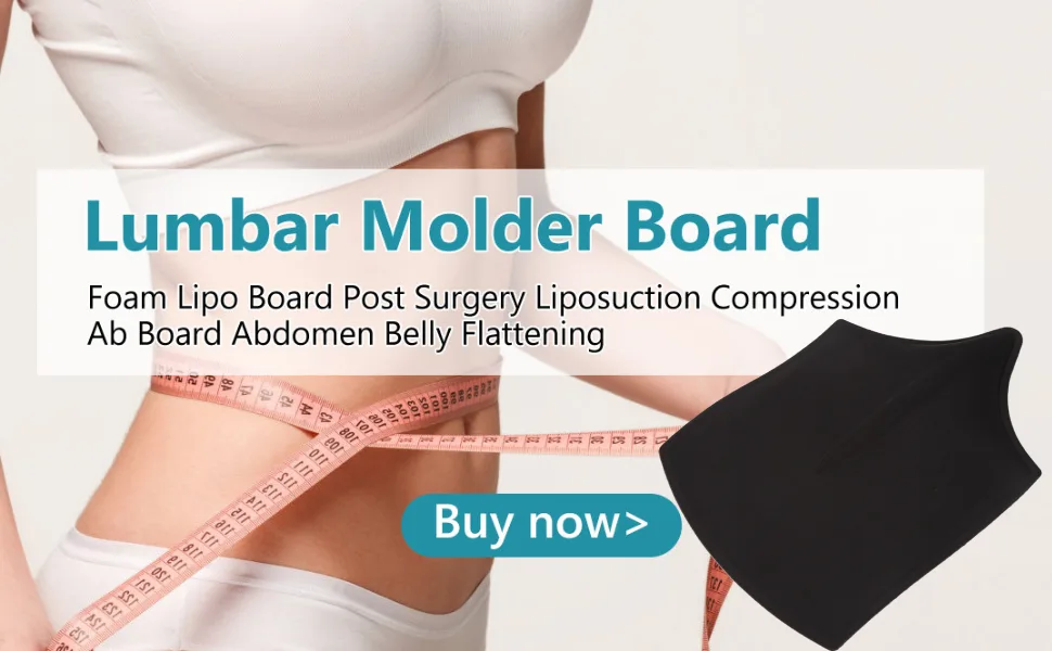 Lumbar Molder Board Compression Back Board for Post Surgery Compression Foam Lumbar Molder Board for Swelling Reduction Post Surgery Back Support (Black) - Lumbar Molder Board