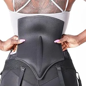 Lumbar Molder Board Compression Back Board for Post Surgery Compression Foam Lumbar Molder Board for Swelling Reduction Post Surgery Back Support (Black) - Lumbar Molder Board