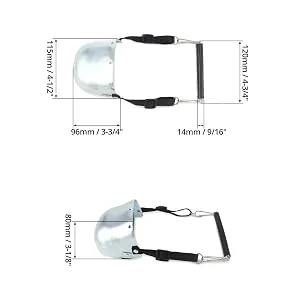 QWORK Steel Toe Guard Metatarsal Guards Foot Guard with Adjustable Straps Universal Size for Men and Women 1 Pair - QS8612