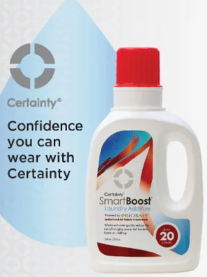 SmartBoost Liquid Laundry Additive by Certainty Powerful Protection for Your Fabrics 20 oz. - perfume dye-free safe for all machine washable fabrics including infant clothing