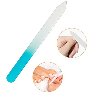 Long Handled Toenail Scissors & Easy Reach Long Handle Clippers for Thick Toe Nail with Glass Nail File Blue - toenail scissors