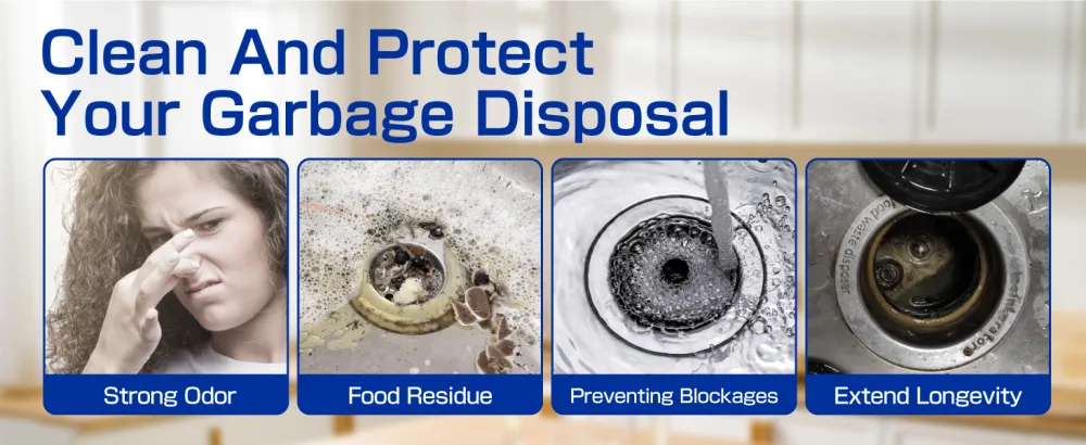 CLEARALIF Household Garbage Disposal Cleaners 12 Tablets Fresh Lemon Scent Compatible With All Disposals - Garbage Disposal Cleaners