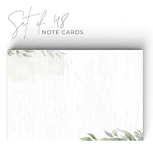 Farmhouse Greenery Notepad 4x6 in. - farmhouse notecards