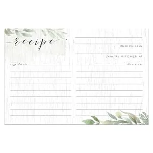 Farmhouse Greenery Notepad 4x6 in. - farmhouse stationery