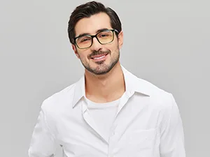 ANRRI Blue Light Blocking Glasses Computer Gaming Professional Powerful Filter Lens Anti Eyestrain Sleeping Glasses Men Women - Green blue light glasses for men
