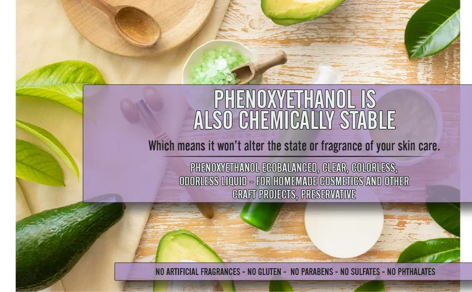 PHENOXYETHANOL EcoBalanced Clear Colorless Odorless Liquid - for Homemade Cosmetics and Other Craft Projects Preservative - 4.23 Oz - Phenoxyethanol - Artekas Innovation