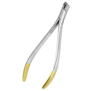 QWORK Stainless Steel Orthodontic Wire Cutters for Braces 5.3 Inch Long Handle Design for Back Teeth Access - QS31808