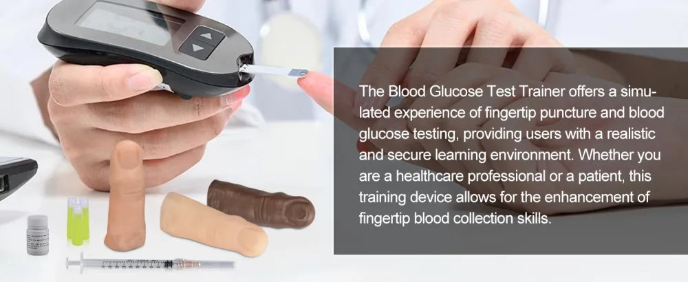 Blood Glucose Test Trainer Simulated Finger Peripheral Blood Collection Practice - Blood Glucose Test Trainer
