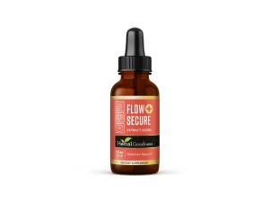 Herbal Goodness Flow Secure 1oz Supplement - Menstrual Cycle for Women - Mood Support Hormone Health Aids Relaxation Metabolic Support - Flow secure