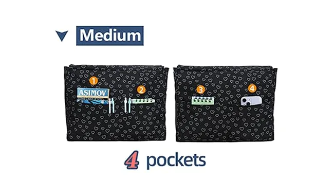 ABAMERICA Nurse Bags for Work Nursing Bag Multiple Pockets Waterproof Organizing Zip Top Clinical Bag for Nursing Students B04- Nurse Black Stethoscope Large - product information 2