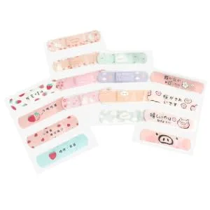 4 Adhesive Bandages Hemostasis Bandages Adhesive Plaster Water Resistant Hemostasis Care Cartoon Breathable Dressing - product information 3