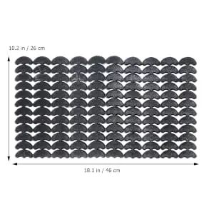 60 Pairs Heel Pad Repair Men's Black Size 3 - product information 4