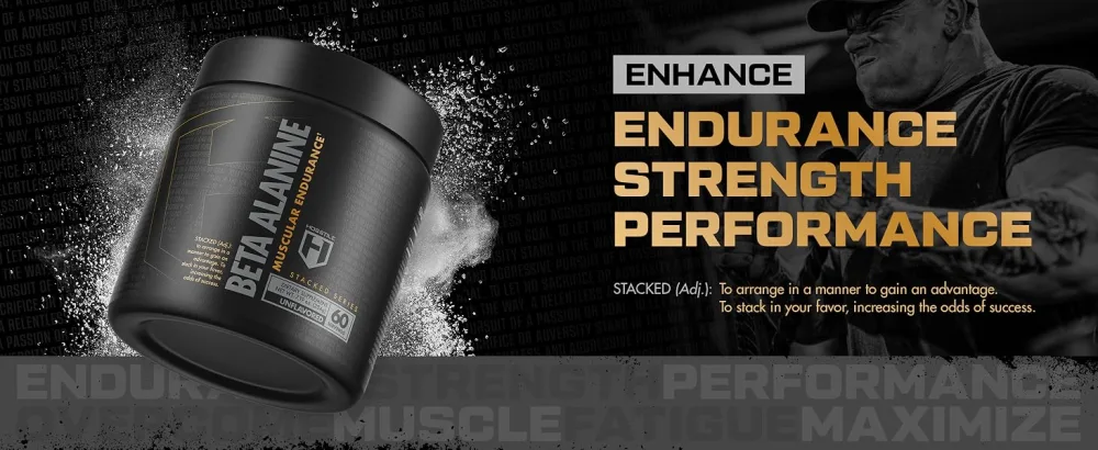 HOSSTILE Beta-Alanine Beta Alanine Powder Beta Alanine Pre Workout Delays Muscular Fatigue Increases Strength & Performance Unflavored 60 Servings - beta alanine
