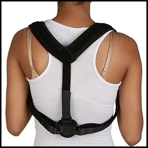 Back Posture Corrector for Women & Men - Discreet Comfortable Clavicle Support Back Brace - Neck Back and Shoulder Pain Relief Figure 8 Clavicle Brace for Posture Correction and Alignment (Universal) - posture corrector under clothes for women men perfect posture corrector blue bear posture corrector