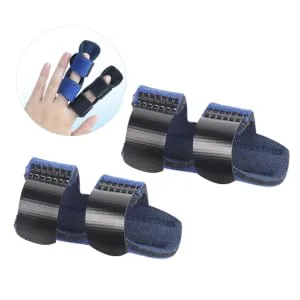 1 Pair Fixing Extension Splint Thumb Splint Thumb Support Brace Adjustable Stand Ring Bracket Support Splint Carpal Immobilization Metal Strap - product information 3