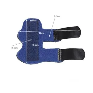 1 Pair Fixing Extension Splint Thumb Splint Thumb Support Brace Adjustable Stand Ring Bracket Support Splint Carpal Immobilization Metal Strap - product information 4