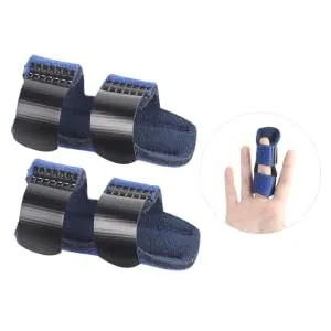 1 Pair Fixing Extension Splint Thumb Splint Thumb Support Brace Adjustable Stand Ring Bracket Support Splint Carpal Immobilization Metal Strap - product information 7