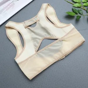 Straighten Back Posture Chest Support Chest Posture Posture Trainer Posture Hump Men and Women Woman Orthotics Breast Support Brace M Beige - product information 4
