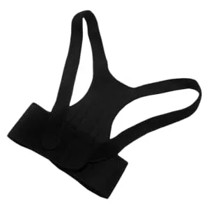 Posture Hunchback Correction Belt Men and Women Adjustable Waist Support Ok Fabric Posture Brace L Black - product information 2