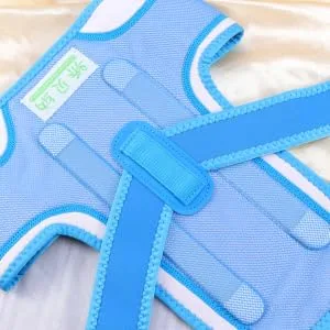 Posture Brace Belt Posture Support Braces Posture Fixer Strap Upper Support Kickstand Orthotics Shoulder S Blue - product information 2