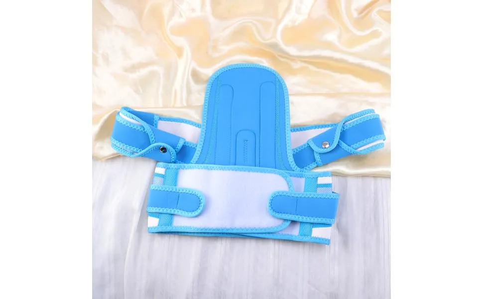Posture Brace Belt Posture Support Braces Posture Fixer Strap Upper Support Kickstand Orthotics Shoulder S Blue - product information 7