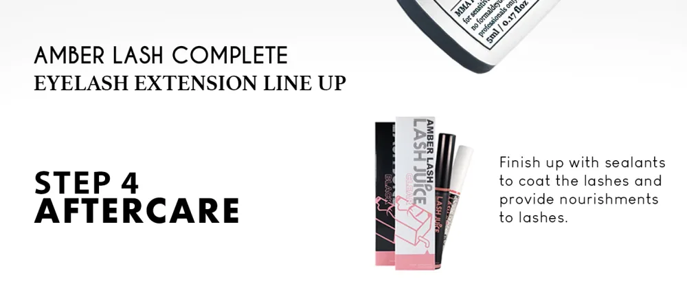 Amber Lash Safe Glue Super Sensitive Eyelash Extension Glue for Professionals MMA Free 2 Second Dry 8 Weeks Retension 5 ml / 0.17 floz - lash juice