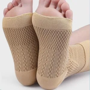 1 Pair protection ankle socks elastic Lace up boots ankle support Brace womens compression 14.5x13.5cm As Shown - product information 5