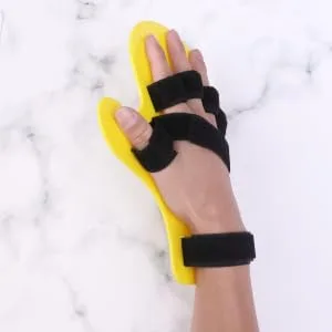1pc Finger Board Palm Splint Left Hand Splint Hand Splints for Yellow Size 1 - product information 3