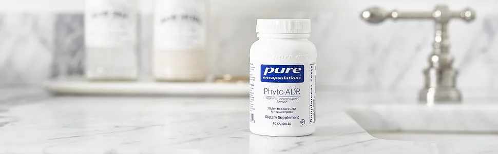 Pure Encapsulations Phyto-ADR | Plant-Based Supplement to Support Adrenal Function and Help Moderate Occasional Stress* | 60 Capsules 60 Count (Pack of 1) - Phyto-ADR