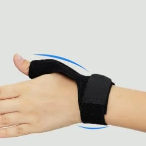 1 PC Thumb Brace Thumb Splint Thumb Fixed Guard Thumb Support Brace Guard Thumb Joint Treatment Child Basketball L Black - product information 2
