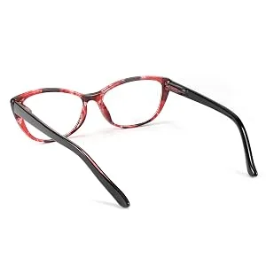FEISEDY Progressive Multifocus Blue Light Blocking Reading Glasses No Line Multifocal Readers with Spring Hinge B2675 Blue Floral 3.0 x - product information 14